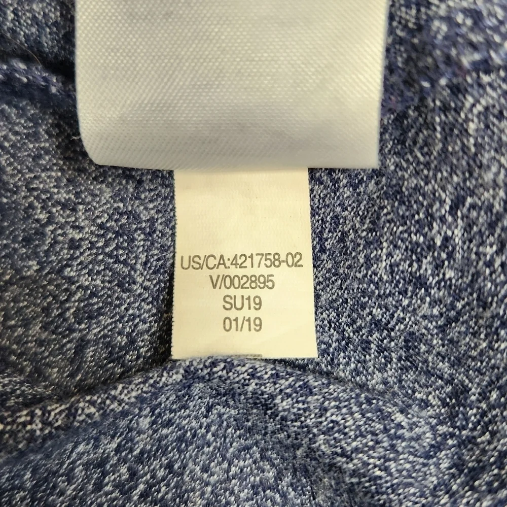 Banana Republic Mens |M| Navy/Gray Heather Quick Dry Performance Polo